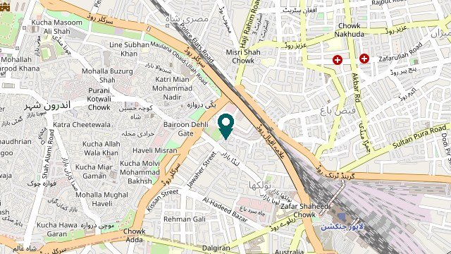 Map of Lahore HQ